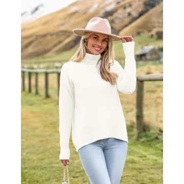 Zeagoo Women's Turtleneck Sweater for Cozy Style