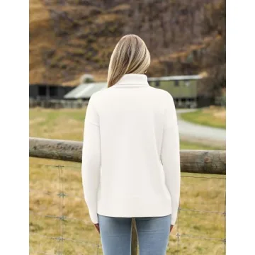 Zeagoo Women's Turtleneck Sweater for Cozy Style