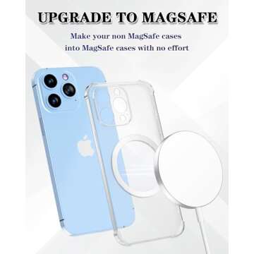 KALAPOP Ultra-Thin Metal Rings for MagSafe - 6PCS Dual Color Set