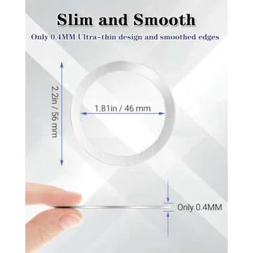 KALAPOP Ultra-Thin 6PCS MagSafe Rings for Any Phone