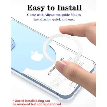 KALAPOP Ultra-Thin 6PCS MagSafe Rings for Any Phone