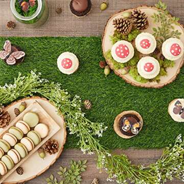 Juvale Artificial Grass Table Runner for Sports, Weddings, Birthdays, Banquets - Faux Grass Runner for Party Decor and Football Banquet (14 x 108 Inches)