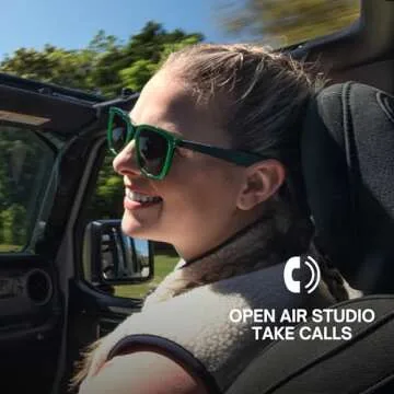 Eddie Bauer Smart Glasses for Men Bluetooth Smart Glasses with UV400 Polarized Lenses, Open Ear Speakers & Microphone Velocity (Standard)