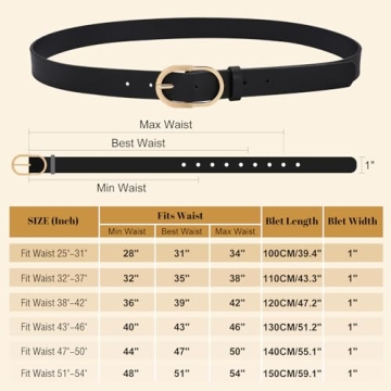 VONMELLI Stylish & Versatile Women's Fashion Belts