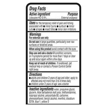 Amazon Basics Sunburn Relief Gel with Aloe Vera, 8 oz (Pack of 1) (Previously Solimo)