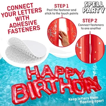 Vibrant Happy Birthday Pool Float for Celebrations