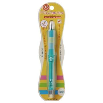 Pilot HDGCL50R-PMG Mechanical Pencil, Dr. Grip CL Play Border 0.5mm, Mint Green