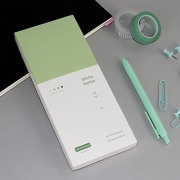 Green Sticky Notes Set for Easy Organization and Planning