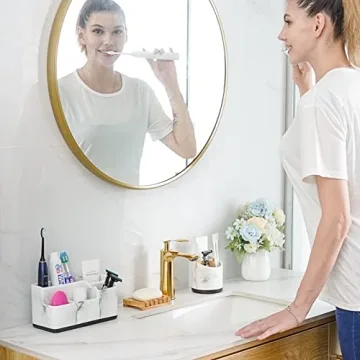 Stylish Vitviti Toothbrush Holder for Bathroom Organization