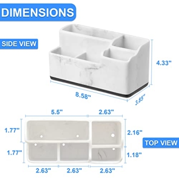 Stylish Vitviti Toothbrush Holder for Bathroom Organization