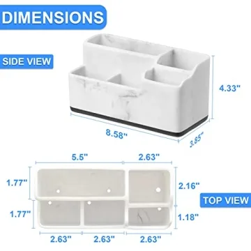 Stylish Vitviti Toothbrush Holder for Bathroom Organization