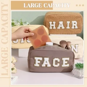 Kajaia Stylish Makeup Pouches Set for Travel and Gifts