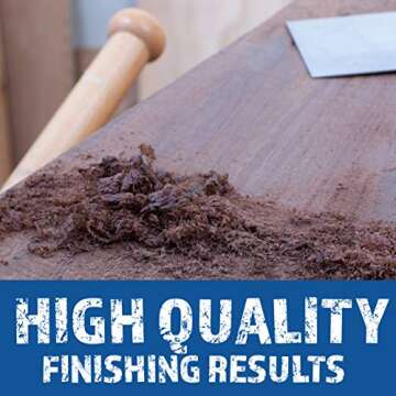 Fulton Cabinet Scraper Burnisher with 6 Piece Multi-Shaped Scraper Set 3 Rectangle 1 Beveled 1 Curved (Convex and Concave) and 1 Gooseneck Scraper