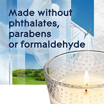 Glade Candle Jar Clean Linen Air Freshener Set 2 Count