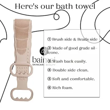 BAIMEI Silicone Back Scrubber for Exfoliation & Massage
