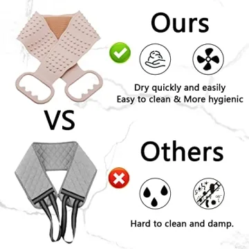 BAIMEI Silicone Back Scrubber for Exfoliation & Massage