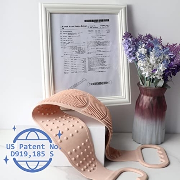 BAIMEI Silicone Back Scrubber for Exfoliation & Massage