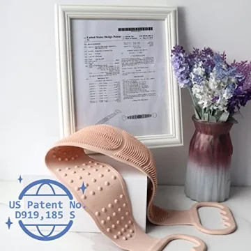 BAIMEI Silicone Back Scrubber for Exfoliation & Massage