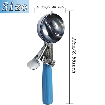 Blue Cookie Dough Scoop - Versatile Kitchen Tool