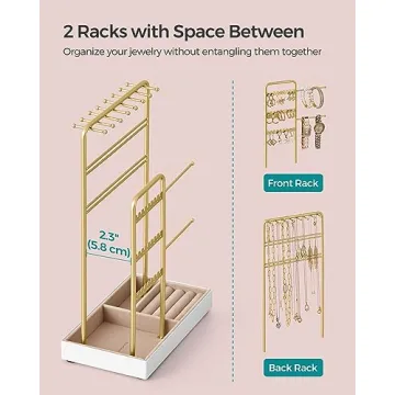 Songmics Jewelry Organizer - Elegant Jewelry Display Stand