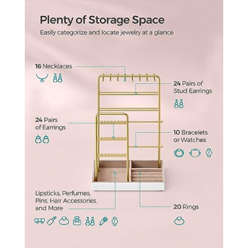 Songmics Jewelry Organizer - Elegant Jewelry Display Stand
