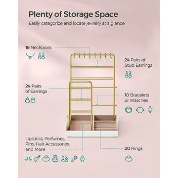 Songmics Jewelry Organizer - Elegant Jewelry Display Stand