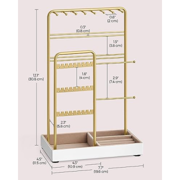 Songmics Jewelry Organizer - Elegant Jewelry Display Stand