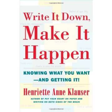 Write It Down Make It Happen