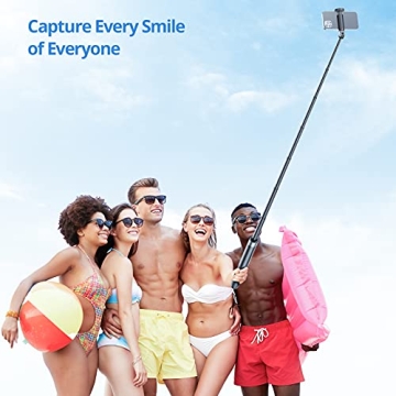 ATUMTEK 60 Selfie Stick Tripod with Bluetooth Remote for iPhone Android