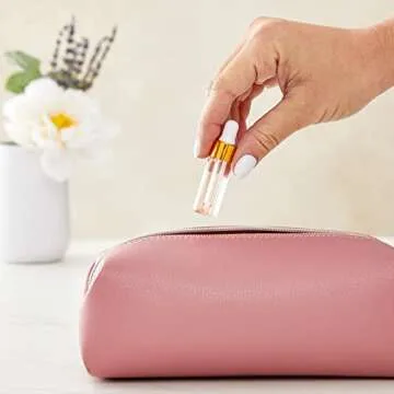 24-Pack Mini Glass Dropper Bottles for Essential Oils