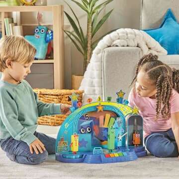 hand2mind Numberblock Five’s Musical Superstar Stage Playset with Accessories