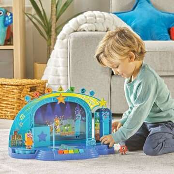 hand2mind Numberblock Five’s Musical Stage for Kids 3-5