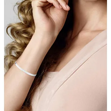 Miabella 925 Sterling Silver Herringbone Bracelet - Elegant and Versatile