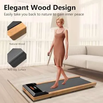 Walking Pad with Incline, Under Desk Treadmill for Home Office, 2.5HP Portable Treadmills with Panel & Remote Control, 4 in 1 Walking Running Machine Manual Incline, Compact Treadmill 265LB Capacity