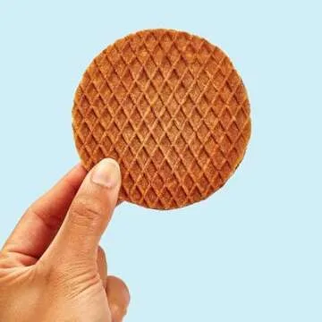 Rip Van Gluten-Free Snickerdoodle Stroopwafel, Healthy Gluten-Free Snacks, Non-GMO Snacks, Low Sugar (6g), Low Calorie Snack, 12 Count