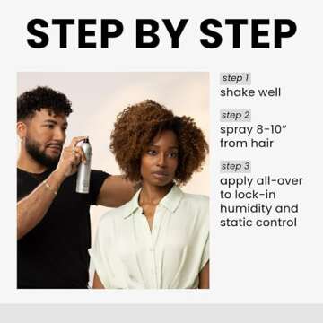 Kenra Anti-Humidity Spray 5 | Frizz & Static Control Spray |72-Hour Humidity Resistance & Protection | Lightweight, Low Hold Formula | Thermal Protection | 5oz