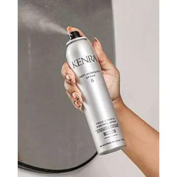 Kenra Anti-Humidity Spray 5 | Frizz & Static Control Spray |72-Hour Humidity Resistance & Protection | Lightweight, Low Hold Formula | Thermal Protection | 5oz