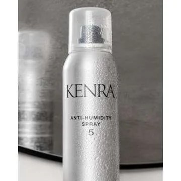 Kenra Anti-Humidity Spray 5 | Frizz & Static Control Spray |72-Hour Humidity Resistance & Protection | Lightweight, Low Hold Formula | Thermal Protection | 5oz