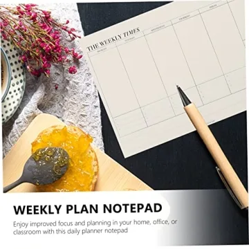 STOBOK Tear-Off Planner Notebook for Easy Scheduling