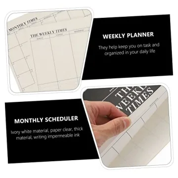 STOBOK Tear-Off Planner Notebook for Easy Scheduling