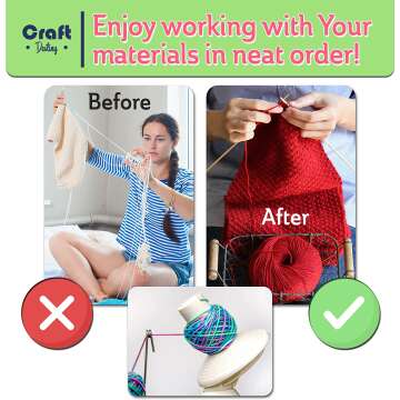 Craft Destiny Yarn Winder - Easy to Use, Sturdy Design