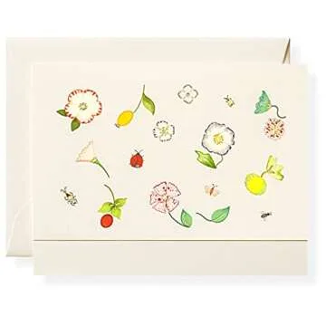 Karen Adams Garden Variety Notecards with Envelopes - 8 Pack