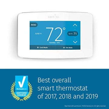 Sensi Touch Wi-Fi Smart Thermostat with Voice Control