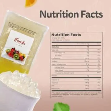 Fanale Crystal Agar Boba Jelly Balls for Drinks and Desserts