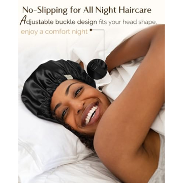 YANIBEST Satin Bonnet for Healthy Hair While Sleeping
