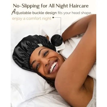 YANIBEST Satin Bonnet for Healthy Hair While Sleeping