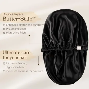 YANIBEST Satin Bonnet for Healthy Hair While Sleeping