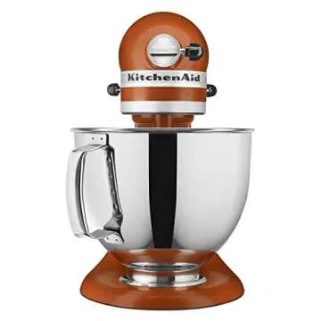 KitchenAid Stand Mixer 5 Quart Stainless Steel, Scorched Orange