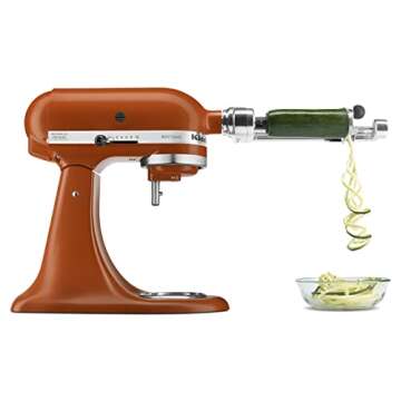 KitchenAid Stand Mixer 5 Quart Stainless Steel, Scorched Orange
