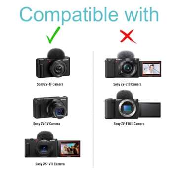 XANAD Carrying Case for Sony ZV-1F / ZV-1 / ZV-1 II with Vlogger Accessory Kit Tripod (GP-VPT2 BT) a...